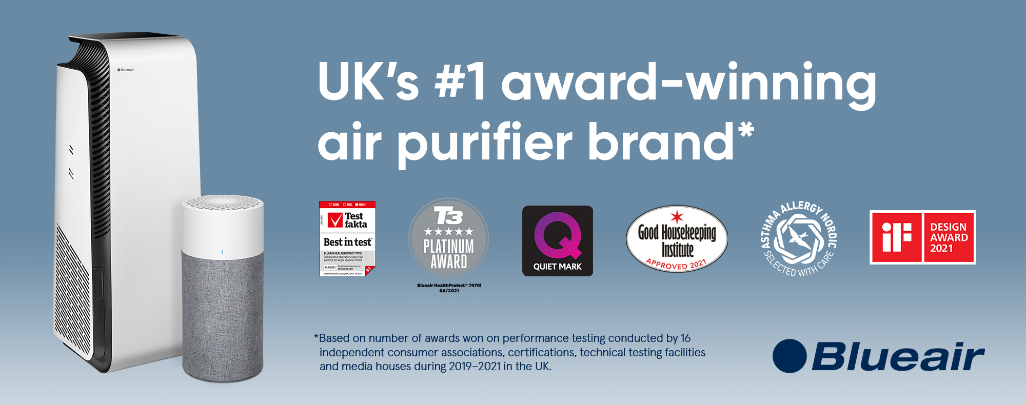 Blueair awards banner January 2022