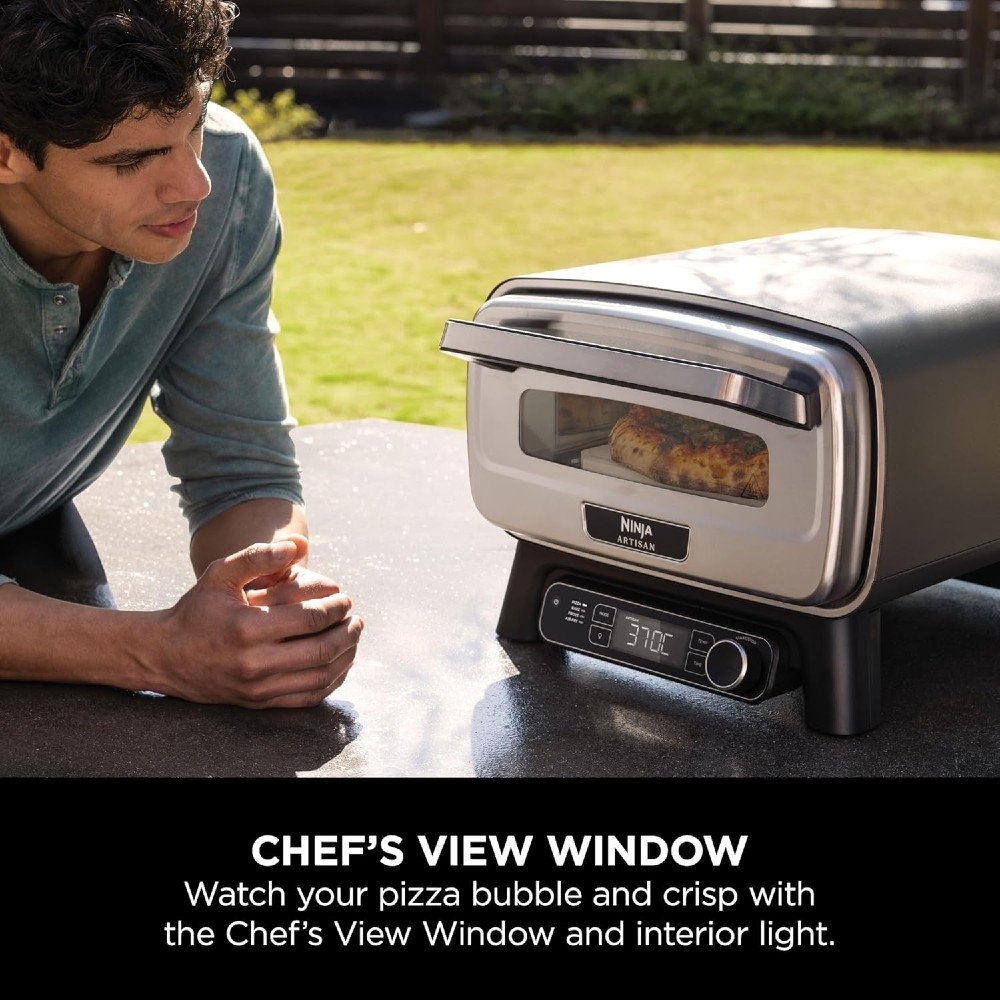 Ninja MO201UK Outdoor Pizza Oven & Air Fryer – 4‑in‑1, 370 °C