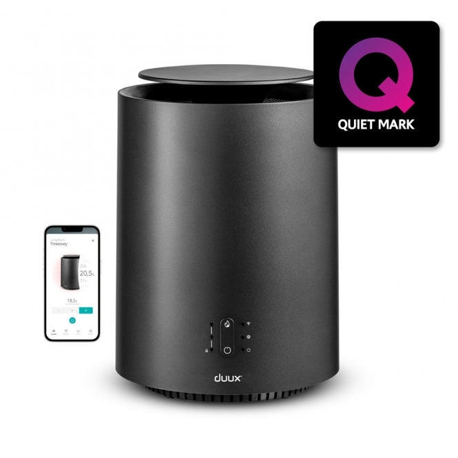 Duux Threesixty 2 Smart Fan Heater, Grey