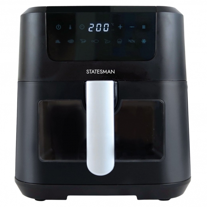 Statesman SKAF05015BK 1500W, 5L, Digital Air Fryer, Black