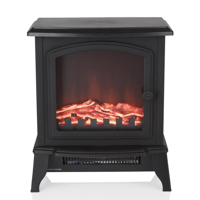 Warmlite 2000W Mable Electric Fire, Black
