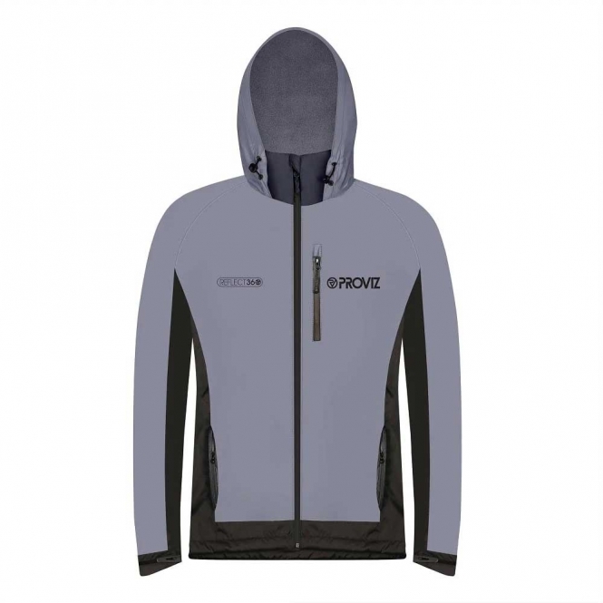 PROVIZ Men's Reflective Waterproof Fleece Lined Jacket
