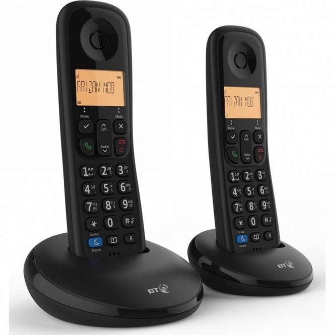 BT Everyday Cordless Home Phone with Basic Call Blocking, Twin Handset Pack