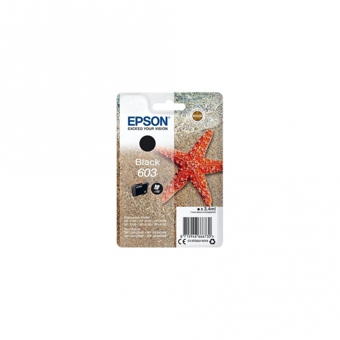 Epson Genuine 603 Ink Cartridge, Black