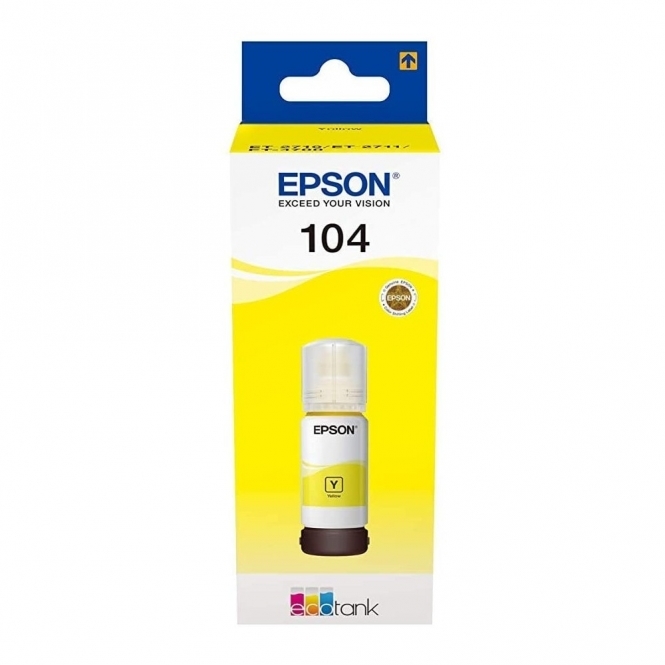 Epson 104 EcoTank Ink Yellow 65ml