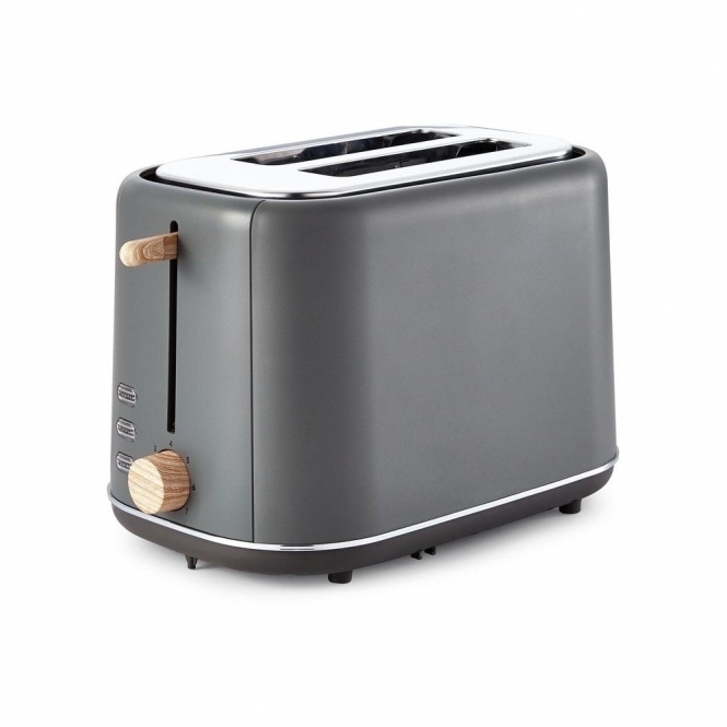 Tower Scandi 2 Slice Toaster, Grey