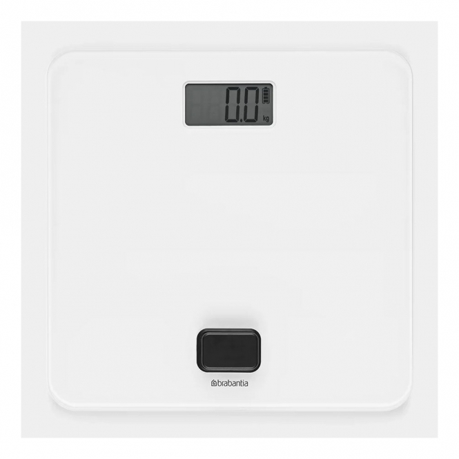 Brabantia Battery Free Bathroom Scale, White