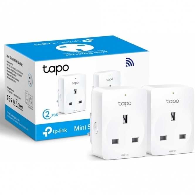 TP-Link Tapo P100 Smart Wi-Fi Socket 2 Pack