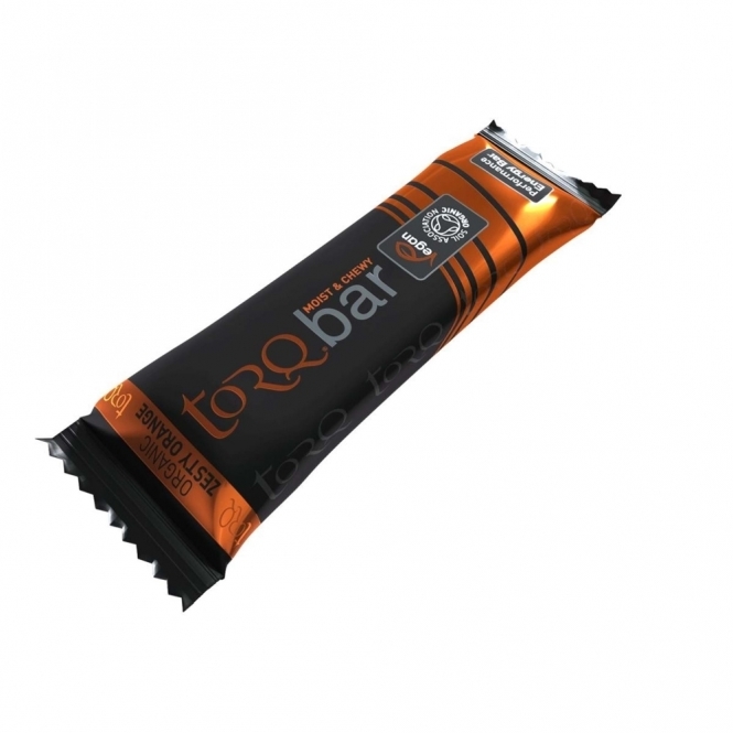 TORQ Organic Vegan Energy Bar Zesty Orange 45g