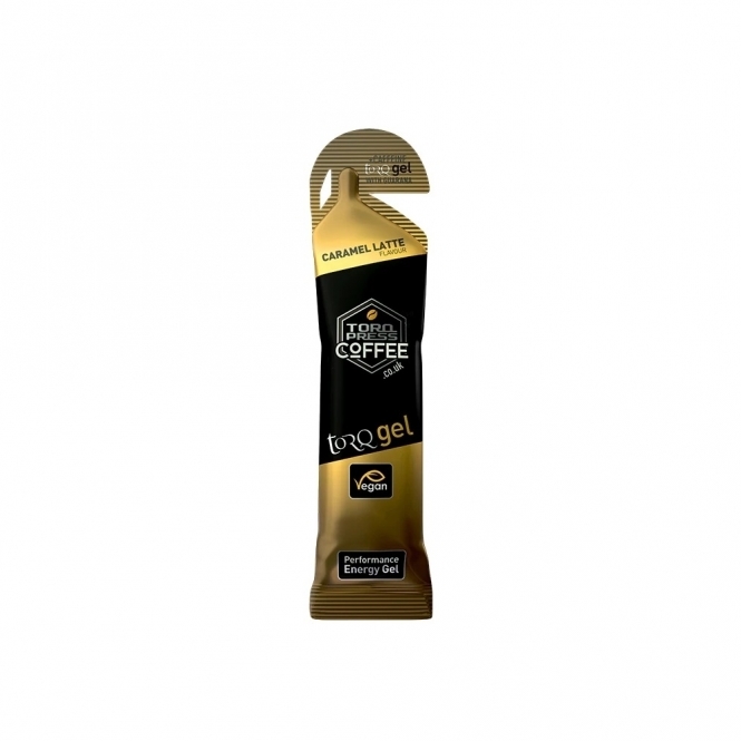 TORQ Energy Gel 89mg Caffeine Caramel Latte 45g