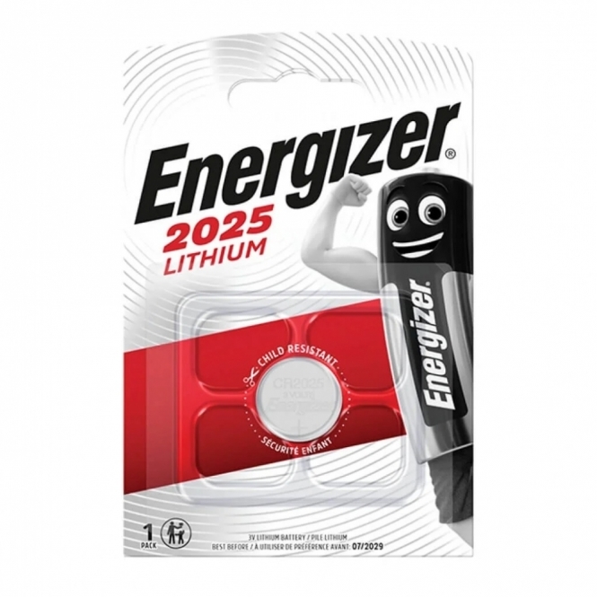 Energizer CR2025 Battery, Pack of 1