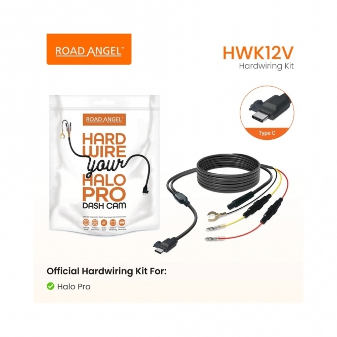 Road Angel Halo Dash Cam Hardwiring Kit Halo Pro