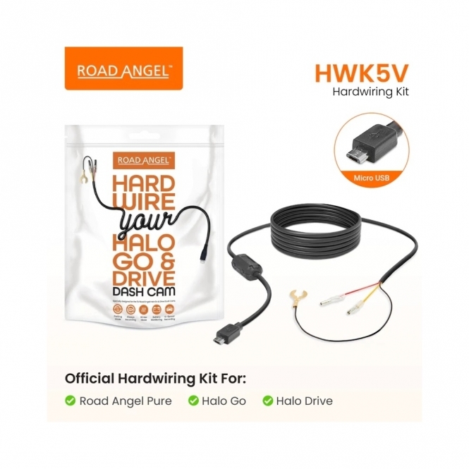 Road Angel Halo Dash Cam Hardwiring Kit