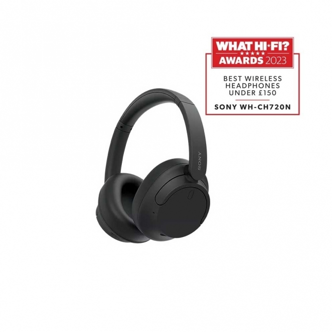 Sony CH720N Active Noise Cancelling Wireless Bluetooth On Ear Headphones, Black
