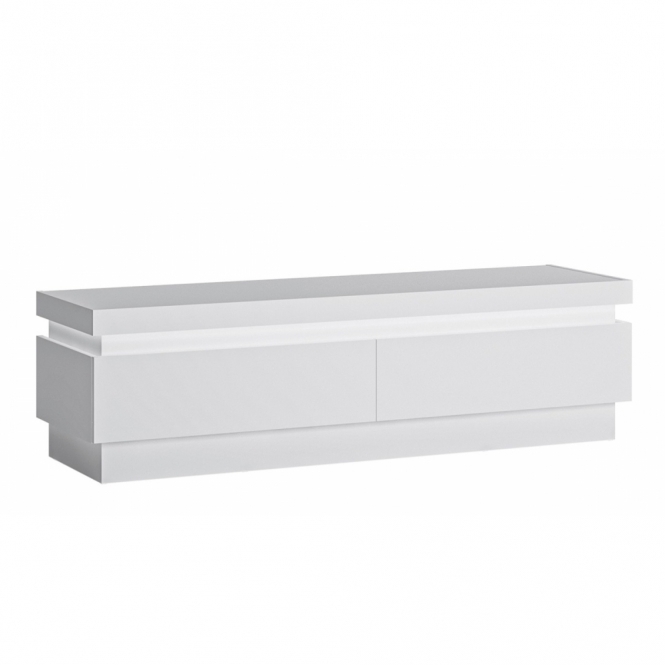 Lyon TV Cabinet, 1460, White & High Gloss