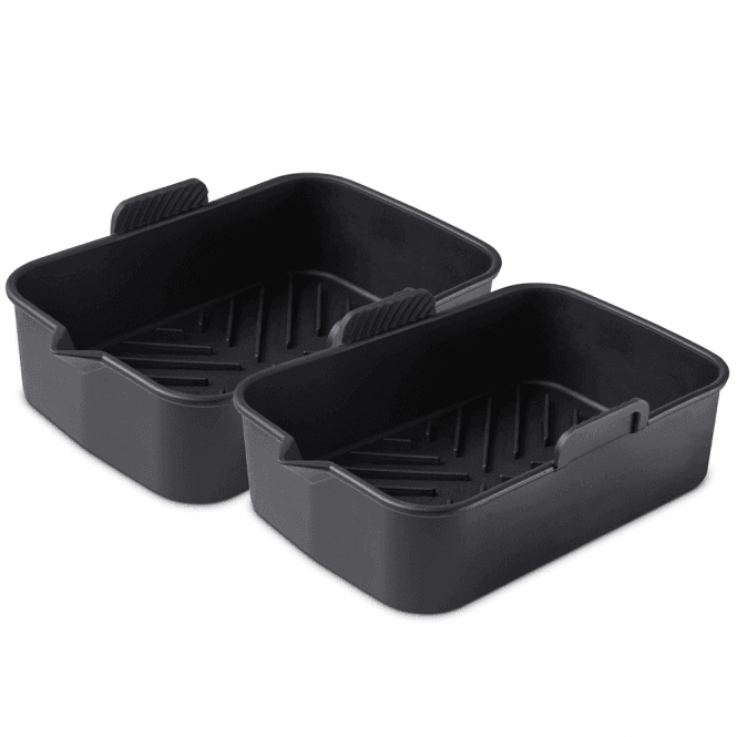 Tower Rectangular Air Fryer Trays, Set of 2