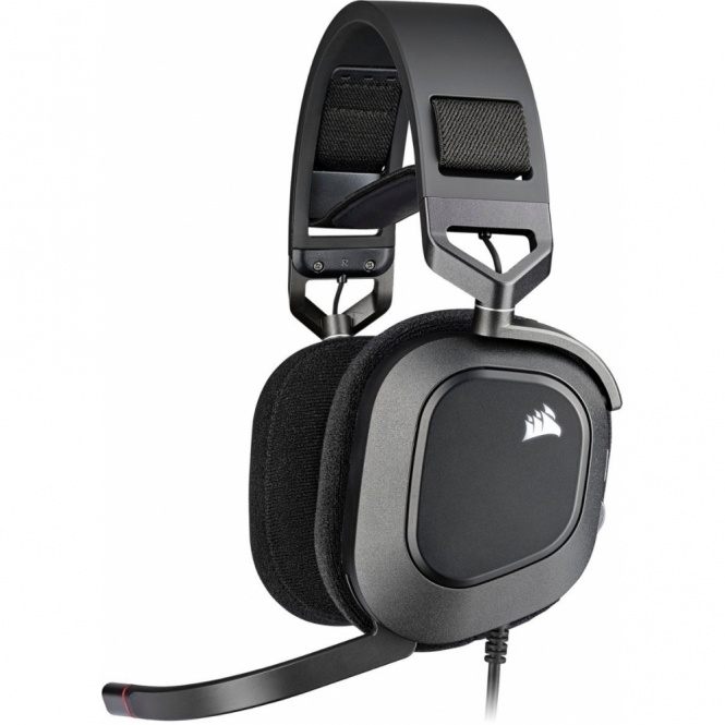 Corsair HS80 RGB USB Wired 7.1 Gaming Headset, Carbon