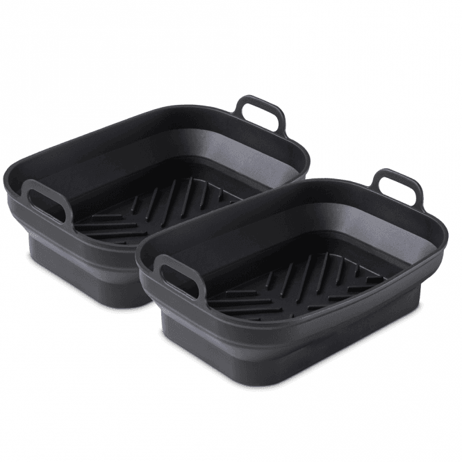 Tower Rectangular Air Fryer Foldable Trays, Set of 2