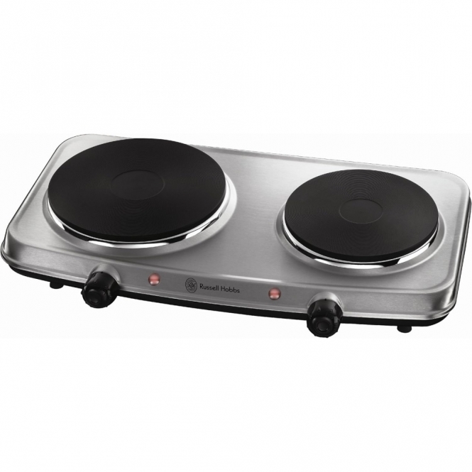 Russell Hobbs 15199 2 Plate Mini Hot Plate Hob