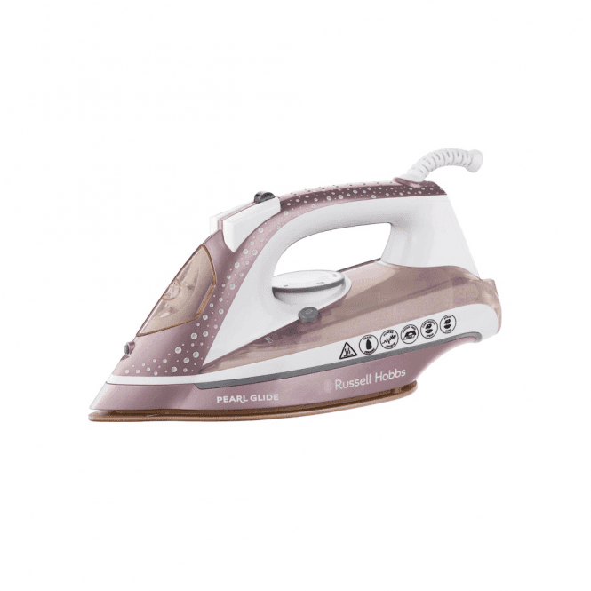 Russell Hobbs Pearl Glide Rose, 2600W Steam Iron