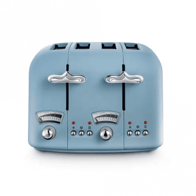 De'Longhi Argento 4 Slice Toaster, Blue