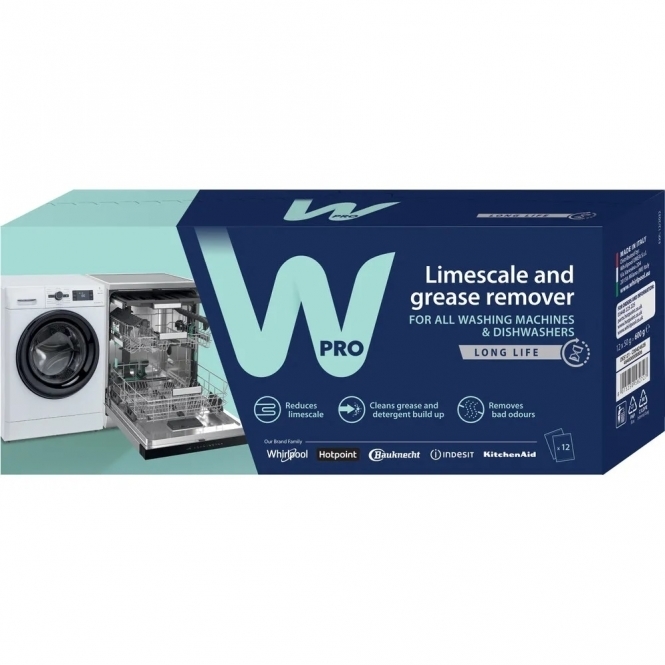 Wpro Washing Machine & Dishwasher Limescale and Grease Remover Bags