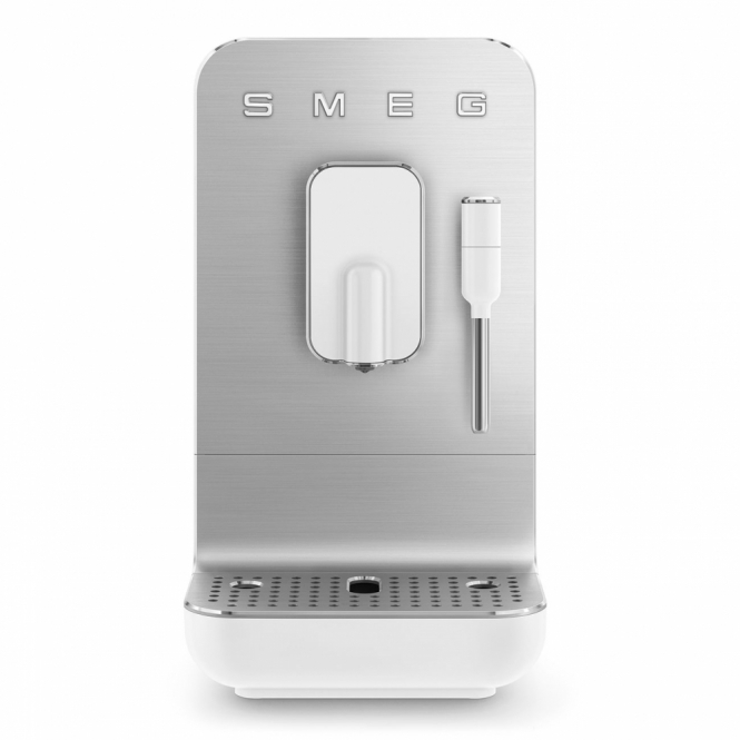 Smeg Espresso Automatic Bean to Cup Coffee Machine with Milk Frother, Matte White