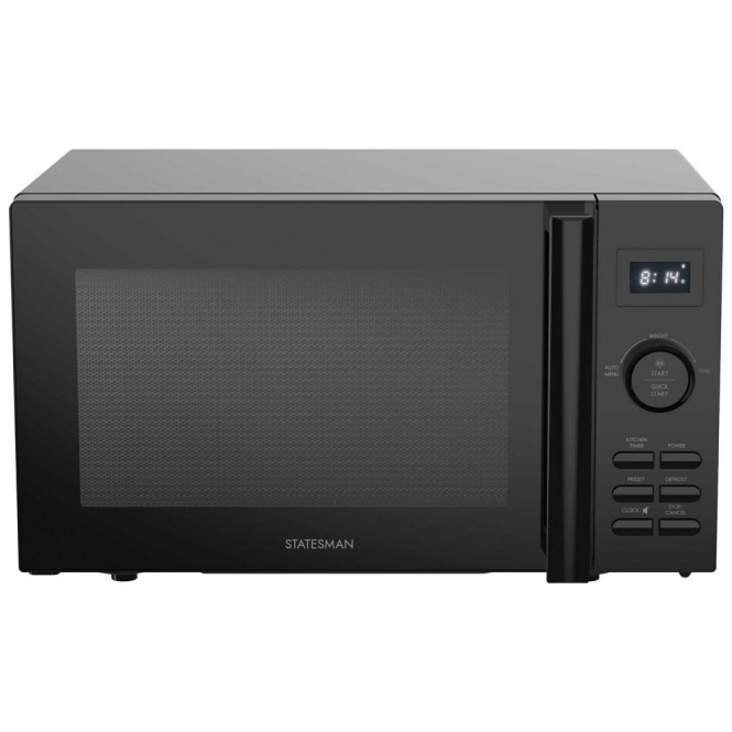 Statesman SKMS0820DSB 20L, 800W, Solo Microwave, Black