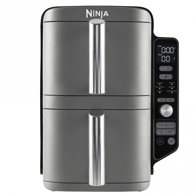 Ninja SL400UK Double Stack XL, Dual Drawer, 9.5L Air Fryer