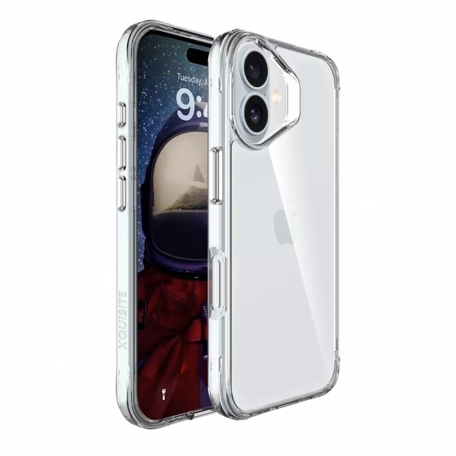 XQUISITE Protective Case Cover ProAir for iPhone 16, Clear