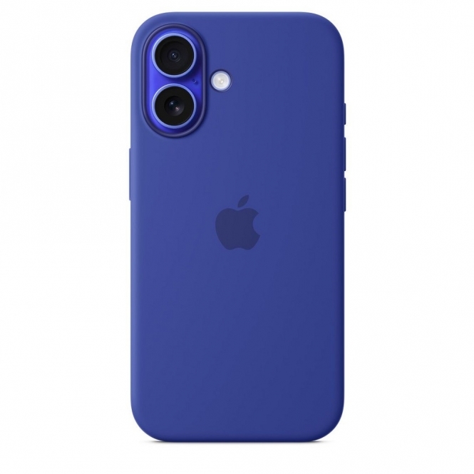Apple  iPhone 16 Silicone MagSafe Case, Ultramarine