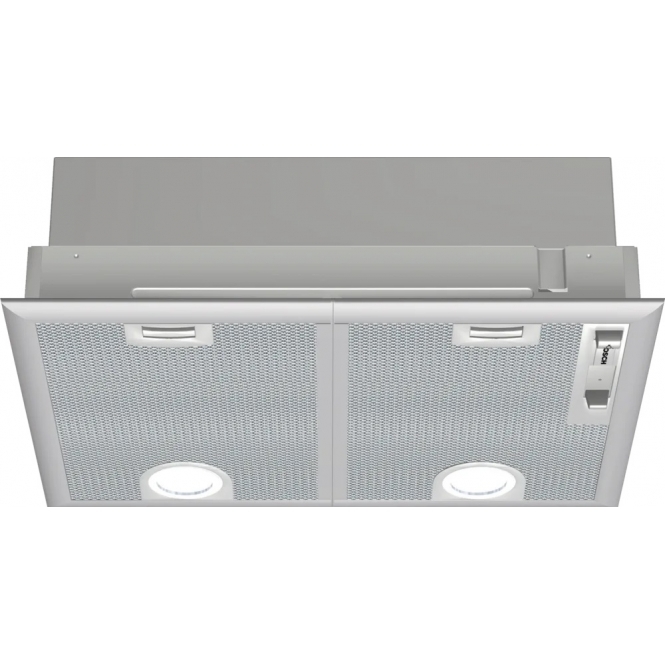 Bosch DHL555BLGB Series 4 Canopy Extractor Hood, Metallic Silver