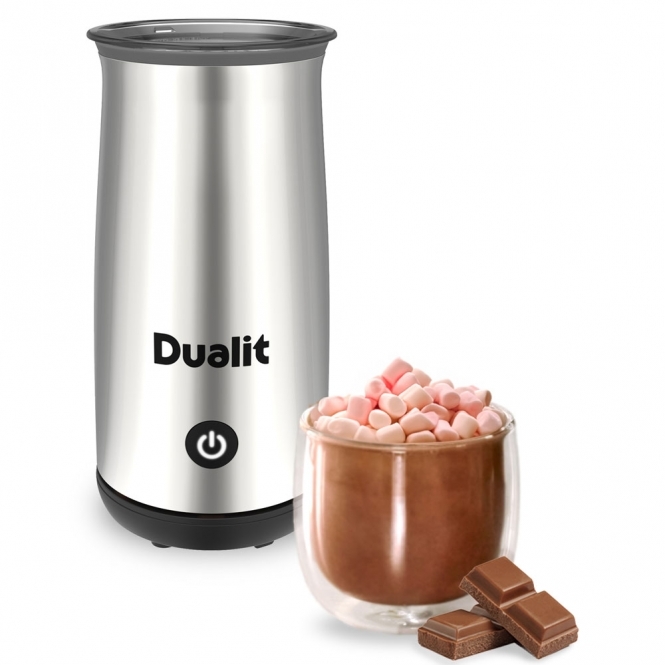Dualit Hot Chocolate Maker, Milk Frother, Chrome