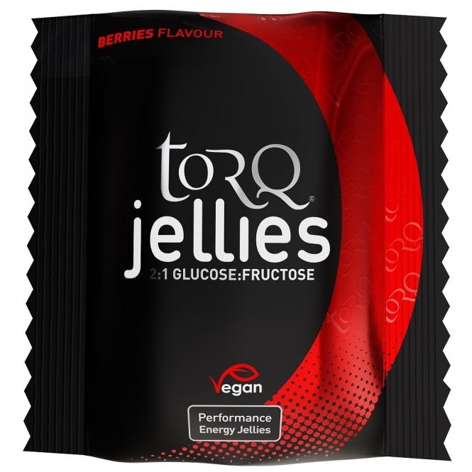 TORQ Energy Jellies Single Packet 36g, Berries