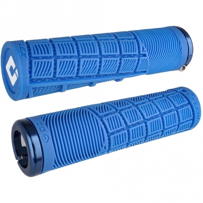 ODI Reflex Lock-On MTB Grips, 135mm, Blue