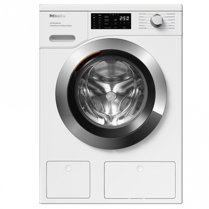 Miele WEG885 WCS 9kg, 1400rpm, A Energy Rating, Freestanding Washing Machine, White