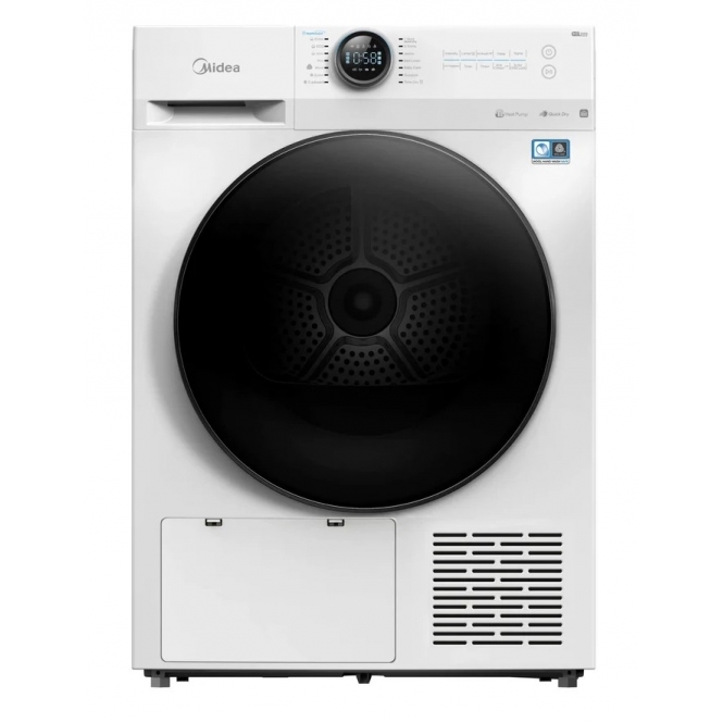 Midea MD200H90WBWUK 9kg, A+++ Energy Rating, Freestanding Heat Pump Tumble Dryer, White