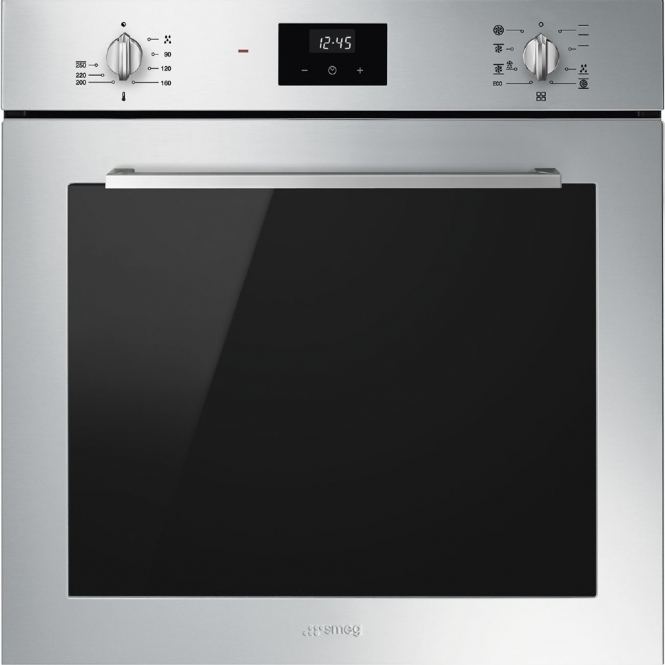 Smeg SF6400TVX 60cm Built-in Electric Single Oven, Stainless Steel