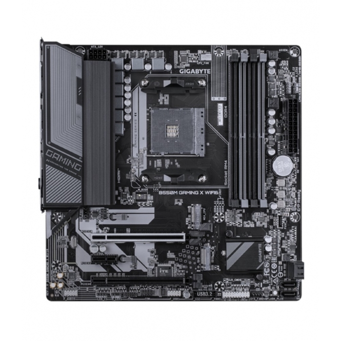 Gigabyte B550M GAMING X WIFI6 Micro-ATX Motherboard – AM4, PCIe 4.0, Wi-Fi 6, Bluetooth 5.3, RGB Fusion