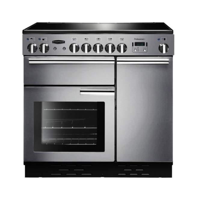 Rangemaster PROP90EISS/C Professional+ 90 Induction Range Cooker, A Energy Rating, Stainless Steel