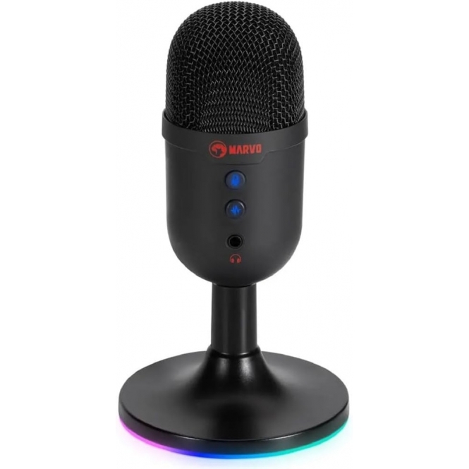 Marvo MIC06 Gaming Microphone, Omnidirectional, USB Plug & Play