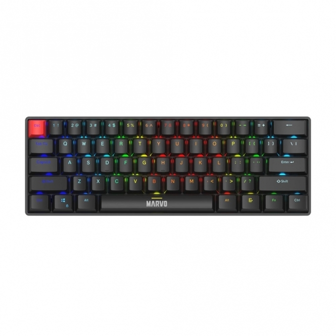 Marvo Gaming Keyboard, Mechanical, RGB, USB‑C Detachable Cable