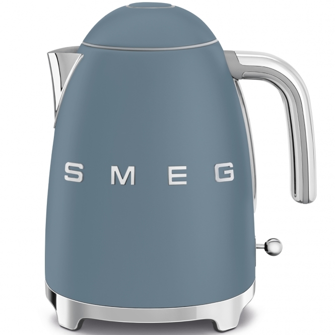 Smeg 50s Retro Kettle Matte Storm Blue, 1.7 L, 3000 W