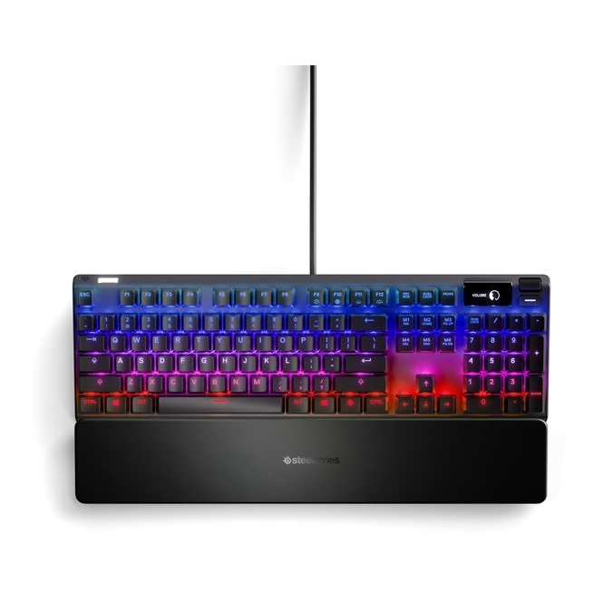 SteelSeries Mechanical Gaming Keyboard – Compact TKL, RGB, OLED Display
