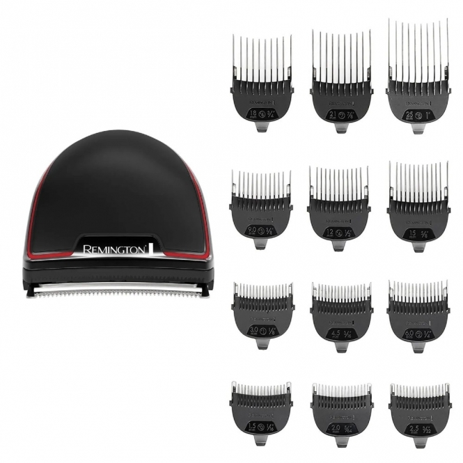 Remington Quick Cut Pro Hair Clippers, 12 guide combs