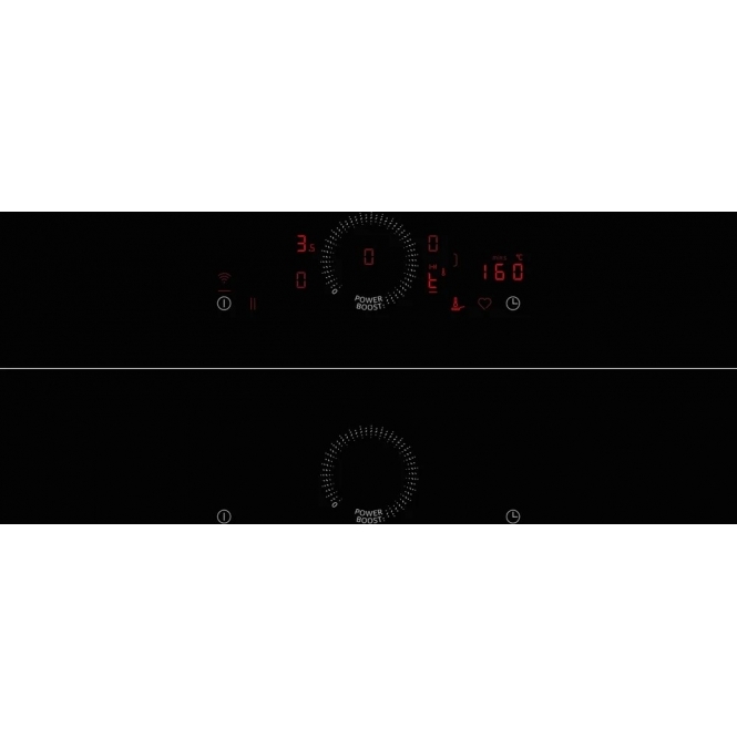 Neff T68FHV4L0 N70 80 cm Flex Induction Hob with Twist Touch, Black
