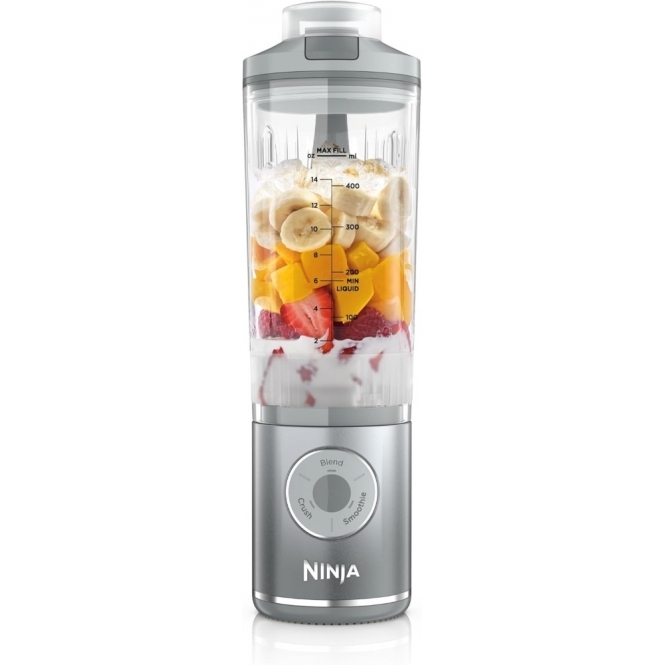 Ninja Blast Max Portable Blender, Twist & Go, Silver