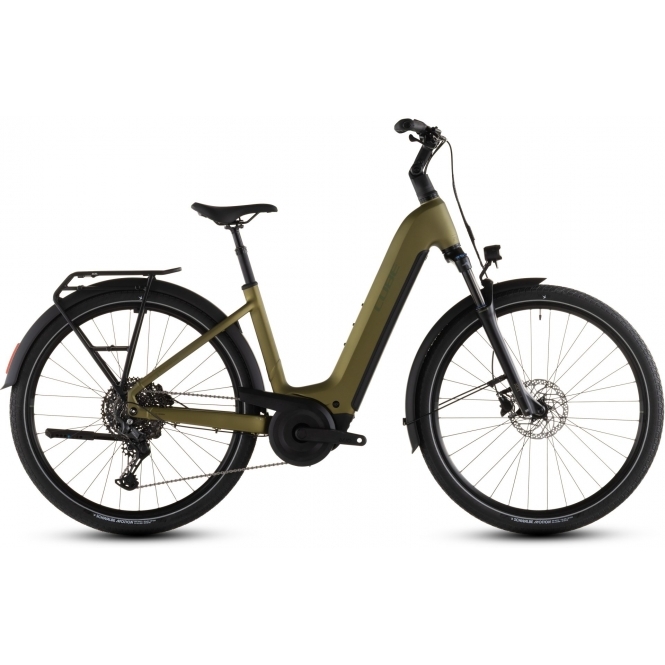 CUBE Touring Hybrid Pro Easy Entry, 800Wh, Goldenlime/Black, 46/Small
