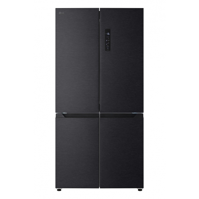 LG GMM42ABBEH E Energy Rating, Total No Frost, 600L Non Plumbed American Style Fridge Freezer, Black