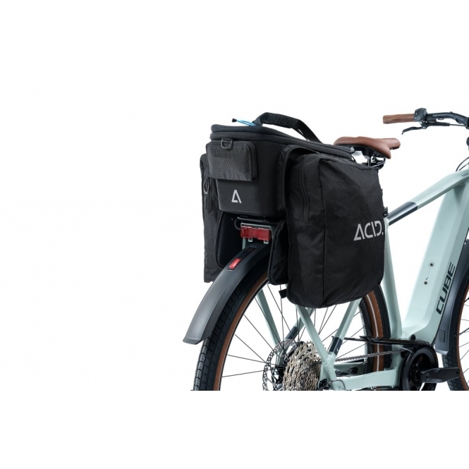 ACID  Expandable Bike Trunk Bag 8+16L, Black